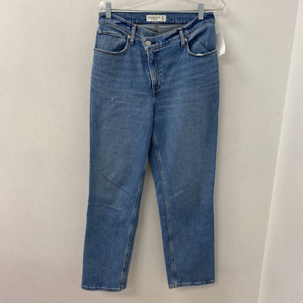 ABERCROMBIE & FITCH WOMEN'S JEANS blue 10S