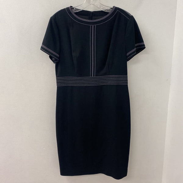 PORTS WOMEN'S DRESS black white 8