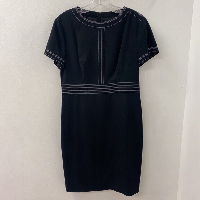 PORTS WOMEN'S DRESS black white 8