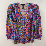 SMYTHE WOMEN'S BLOUSE/SHIRT pink purple multi L
