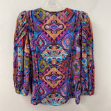 SMYTHE WOMEN'S BLOUSE/SHIRT pink purple multi L