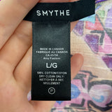 SMYTHE WOMEN'S BLOUSE/SHIRT pink purple multi L