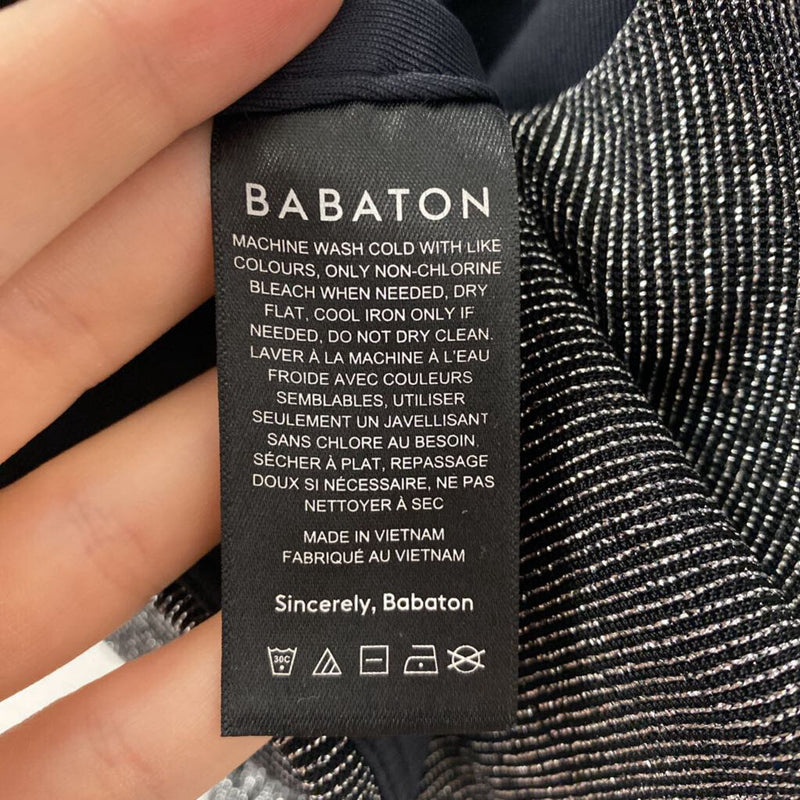 BABATON WOMEN'S TOP black silver XS