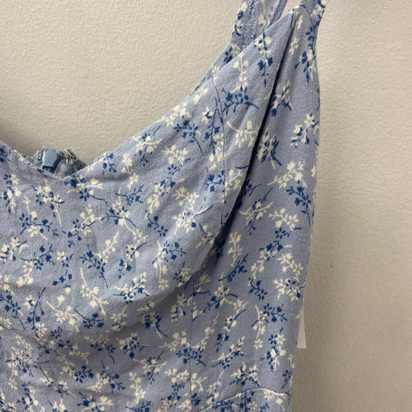 REFORMATION WOMEN'S DRESS blue white 4