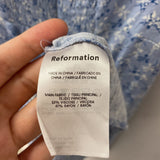 REFORMATION WOMEN'S DRESS blue white 4