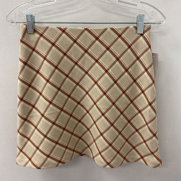 WILFRED WOMEN'S SKIRT cream brown 4