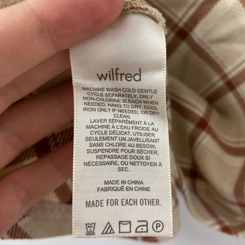 WILFRED WOMEN'S SKIRT cream brown 4