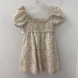 SUNDAY BEST WOMEN'S DRESS beige white yellow S