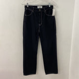 REFORMATION WOMEN'S JEANS black white XS/26