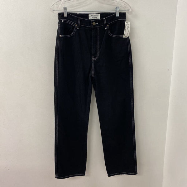 REFORMATION WOMEN'S JEANS black white XS/26
