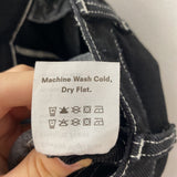 REFORMATION WOMEN'S JEANS black white XS/26