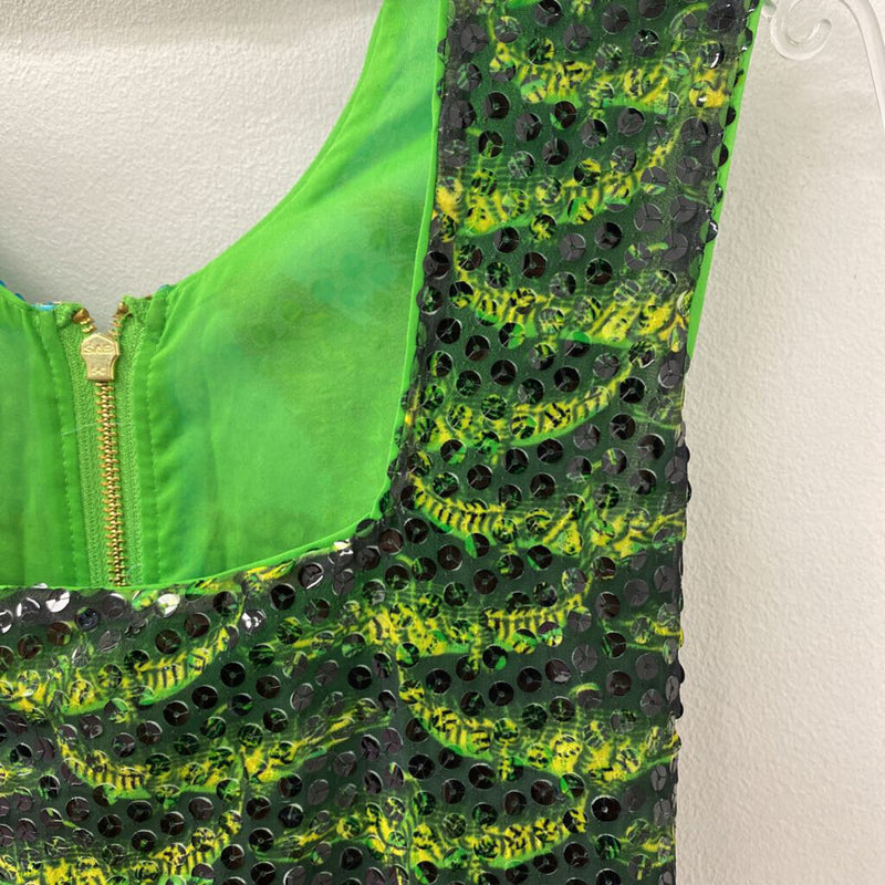 VERSACE for H&M WOMEN'S PARTY DRESS greens lime 4
