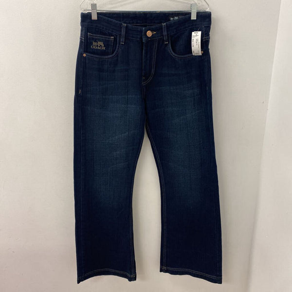COACH WOMEN'S JEANS dark blue L/32