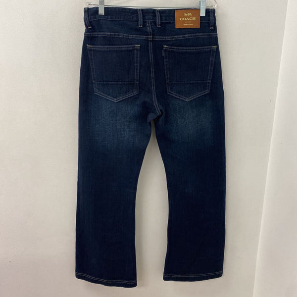 COACH WOMEN'S JEANS dark blue L/32