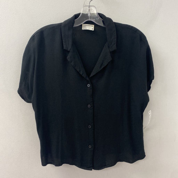 Frank and Oak WOMEN'S BLOUSE/SHIRT black M