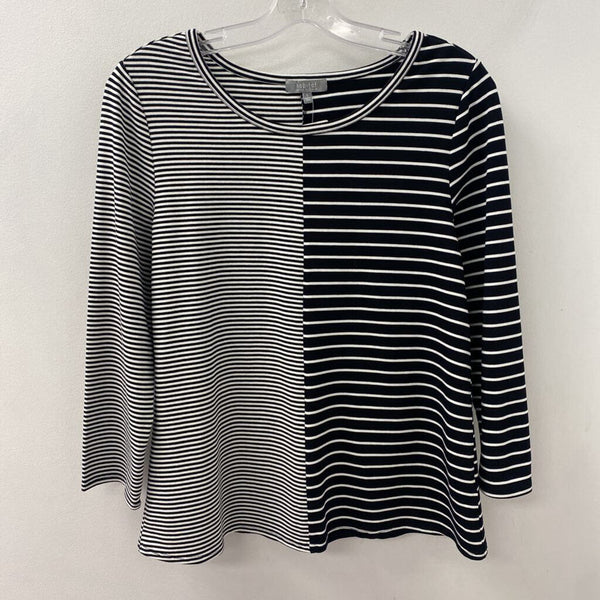 HABITAT WOMEN'S TOP black white S