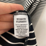 HABITAT WOMEN'S TOP black white S
