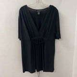 LANE BRYANT WOMEN'S PLUS TOP black 18/20
