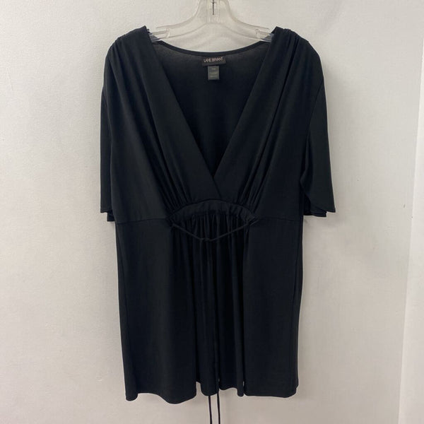 LANE BRYANT WOMEN'S PLUS TOP black 18/20