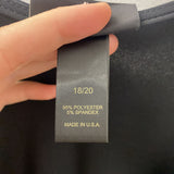 LANE BRYANT WOMEN'S PLUS TOP black 18/20