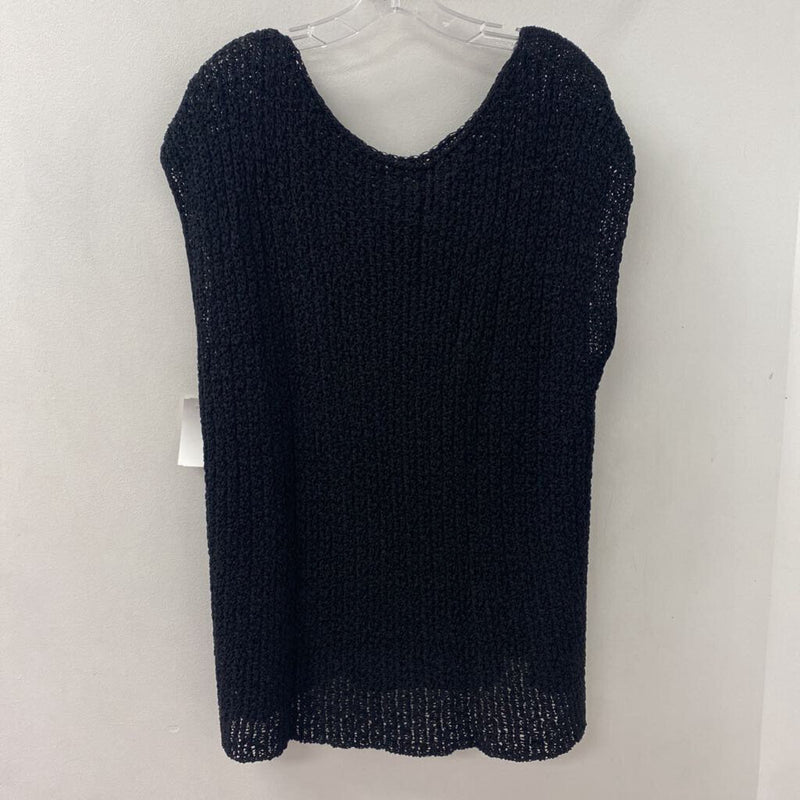 EILEEN FISHER WOMEN'S PLUS TOP black 3X