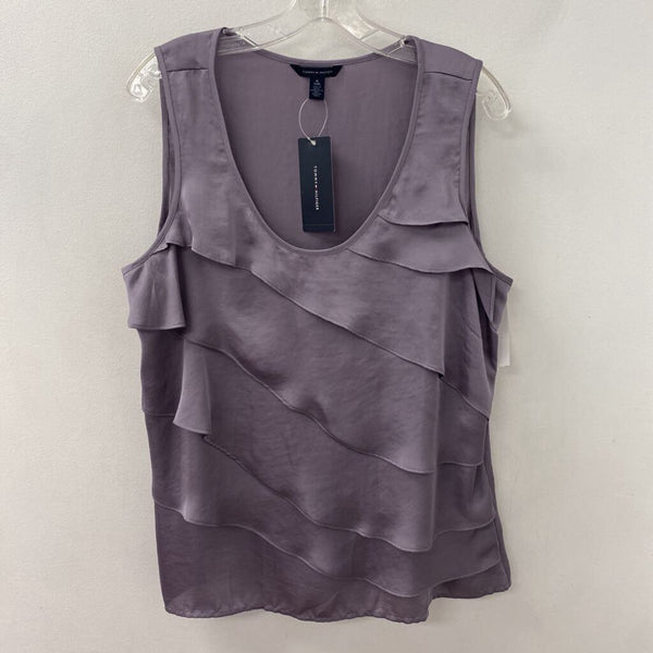 TOMMY HILFIGER WOMEN'S BLOUSE/SHIRT purple XL