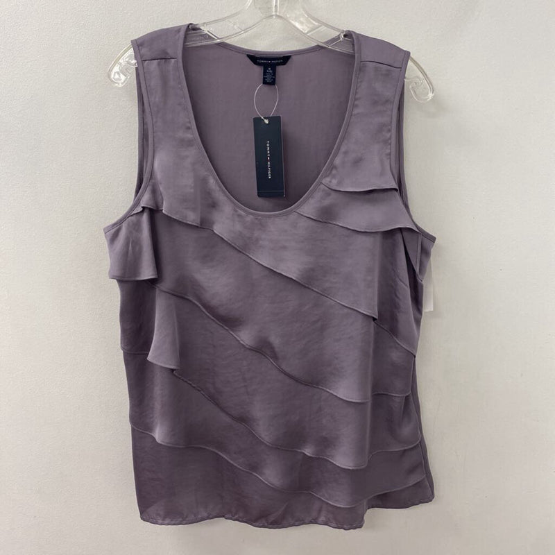TOMMY HILFIGER WOMEN'S BLOUSE/SHIRT purple XL