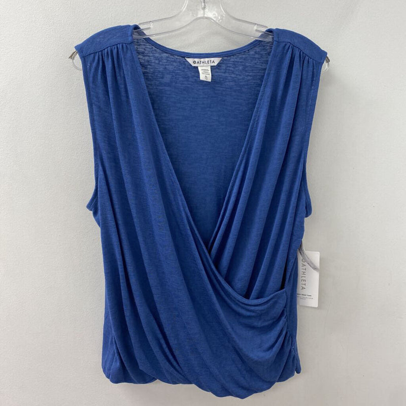 ATHLETA WOMEN'S TOP blue XL