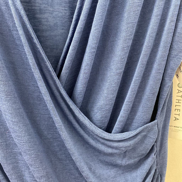 ATHLETA WOMEN'S TOP blue XL