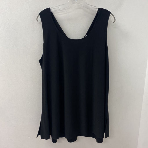 JOSEPH RIBKOFF WOMEN'S PLUS TOP black 22