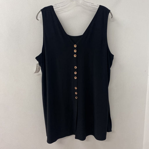 JOSEPH RIBKOFF WOMEN'S PLUS TOP black 22