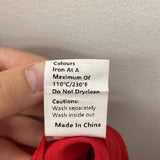 Commense WOMEN'S DRESS red S