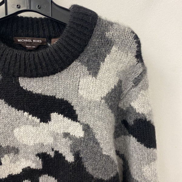 MICHAEL KORS WOMEN'S SWEATER black grey Men's L