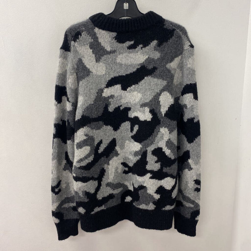 MICHAEL KORS WOMEN'S SWEATER black grey Men's L