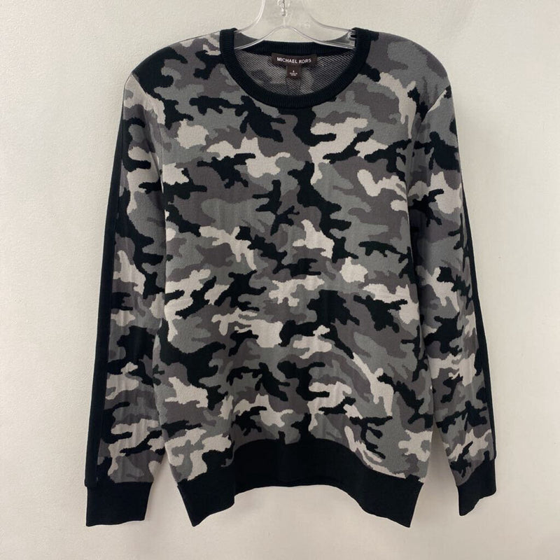 MICHAEL KORS WOMEN'S SWEATER black grey S