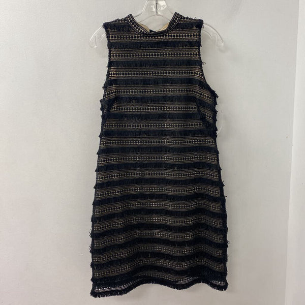J CREW WOMEN'S DRESS black cream 8