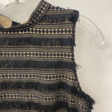 J CREW WOMEN'S DRESS black cream 8