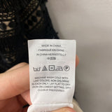 J CREW WOMEN'S DRESS black cream 8