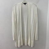ANN TAYLOR WOMEN'S CARDIGAN white L