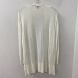 ANN TAYLOR WOMEN'S CARDIGAN white L