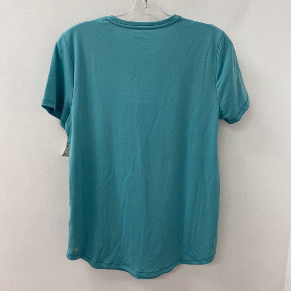 JOE FRESH WOMEN'S ACTIVE TOP turquoise M