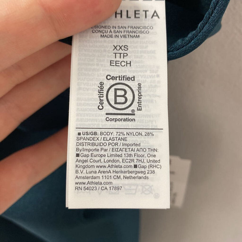 ATHLETA WOMEN'S ACTIVE BOTTOM green XXS
