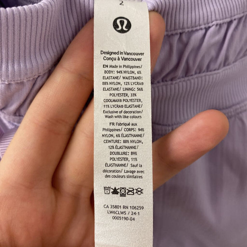 LULULEMON WOMEN'S ACTIVE BOTTOM lilac 2
