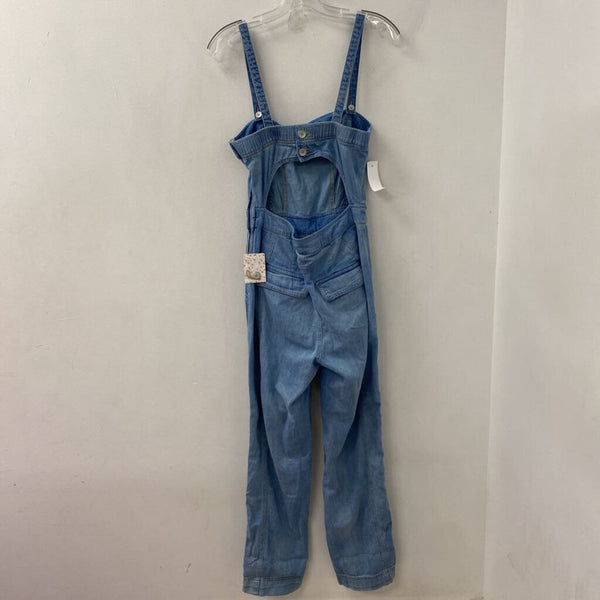 FREE PEOPLE WOMEN'S JUMPSUIT blue XS