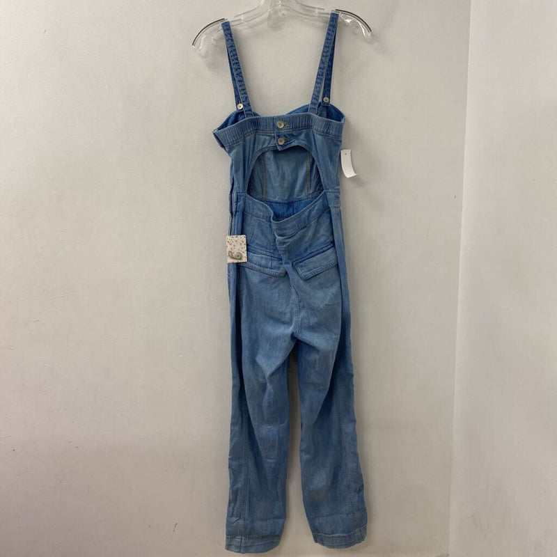FREE PEOPLE WOMEN'S JUMPSUIT blue XS