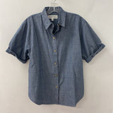 Denim Forum WOMEN'S BLOUSE/SHIRT blue XS