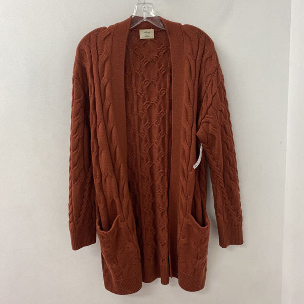 WILFRED WOMEN'S CARDIGAN rust XS