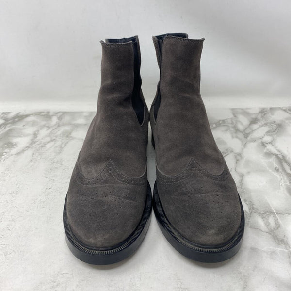 TOD'S WOMEN'S BOOTS grey black 38