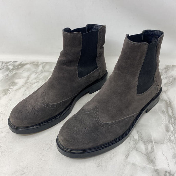TOD'S WOMEN'S BOOTS grey black 38