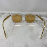 GUCCI WOMEN'S SUNGLASSES clear gold